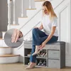 Mondeer Banc à chaussures avec assise, rangement pour Voir les images du produit 5