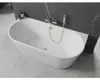 Mexen Oval samostatně stojící nástěnná vana 180 x 80 cm, Náhled obrázku produktu 3