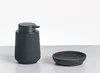 BELIANI Badezimmer Set 4-Teilig Schwarz Kunstharz Modern Produktbild-Vorschau 3