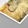 Poster - Poster ohne Rahmen - Fahrrad Wiese Blumen - 40x50 Produktbild-Vorschau 2
