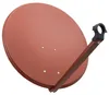 PremiumX SAT Anlage 80cm Antenne Ziegelrot Single LNB weiß Produktbild-Vorschau 3
