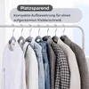 Appendiabiti multifunzionali JustValue – 100 pezzi – Anteprima dell’immagine prodotto 3