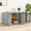 vidaXL Litière pour chat, meuble, gris béton, 100 x 49 x 45 Voir les images du produit 4