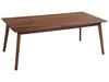 BELIANI Stół do jadalni orzech ciemny 200 x 100 cm Podgląd zdjęcia produktu 1