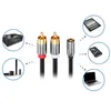deleyCON 0,2m Audio Adapter - 3,5mm Klinken Buchse zu 2x Produktbild-Vorschau 5