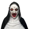 Nonnenmaske Halloween Latex Schreckhaft Realistische Nonne Produktbild-Vorschau 1
