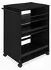 Bomoe Bengt serveerwagen, 50x38x79 cm, zwart, met 3 Productafbeelding-voorbeeld 1