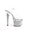 ESTEEM-708DM Damen Sandale von Pleaser, Transparent  , EU Produktbild-Vorschau 5