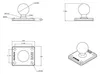 RAM MOUNTS Piastra di base con schema AMPS - Palla di Anteprima dell’immagine prodotto 12