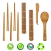 Sushi-set om zelf te maken, sushi-makerset van bamboe, 2 Productafbeelding-voorbeeld 5