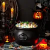JOYIN Großer schwarzer Halloween-Kessel 19,1 cm Süßigkeiten Produktbild-Vorschau 7