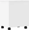 vidaXL Druckerständer mit Rollen Weiß 41x32x48 cm Produktbild-Vorschau 6