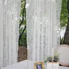 Transparente Vorhänge Blumen bestickter Spitzen Vorhänge 2 Produktbild-Vorschau 7