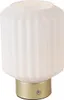 LED stolová lampa - H 19 cm - Mosadz - Biela - Sklo - Kov - Náhľad obrázku produktu 15