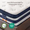 VASAGLE Polsterbett und 7-Zonen Matratze Set, 160 x 200 cm, Produktbild-Vorschau 5