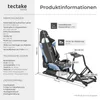 Herní židle tectake Sim-Racing-Cockpit GT-Style závodní Náhled obrázku produktu 5
