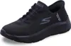 A black Skechers Go Walk Flex shoe is shown from a side angle against a white background. Produktbild-Vorschau