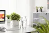 LECHUZA-Tischgefäß CUBE Premium 16 Weiß Highgloss | Produktbild-Vorschau 4