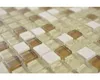 Glasmosaik mit Naturstein XCM M820 30,5x32,2 cm beige/braun Produktbild-Vorschau 7