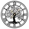 COSTWAY Grande horloge murale en métal, 68 cm Horloge Voir les images du produit 1