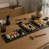 Secret de Gourmet 6er-Set Teller Schiefer 18x30 cm Produktbild-Vorschau 7