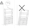 Mondeer Hochschrank Badschrank Badezimmerschrank mit Produktbild-Vorschau 8