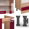 Eckküche Vicco R-Line Rot Hochglanz/Goldkraft Eiche 287 x Produktbild-Vorschau 7