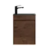 Badplaats Gäste-WC Waschtisch Set Sinta 40 x 22 cm Walnuss Produktbild-Vorschau 6