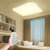 A modern living room or bedroom with a ceiling light, shelves, and a window with curtains. Produktbild-Vorschau