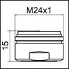 Neoperl Mikado pca Strahlregler 02757195 verchromt, M 24x1, Produktbild-Vorschau 2
