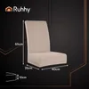 Ruhhy 25989 Elastický potah na židli 6 ks, béžová Náhľad obrázku produktu 7