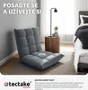 Lehátko Snooze, 2 v 1, sametové, nastavitelné ve 14 směrech Náhled obrázku produktu 4