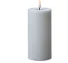 LED Stumpenkerze MIA - Echtwachs - realistische 3D Flamme - H- 15cm - Batteriebetrieb - weiss Produktbild-Vorschau