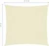 vidaXL Voile d'ombrage Oxford Rectangulaire 2x2,5 m Crème Voir les images du produit 13