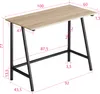 A diagram of a desk with dimensions shown. Náhled obrázku produktu