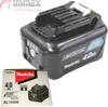A Makita battery pack and its packaging are shown against a white background. Náhľad obrázku produktu