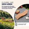 CASARIA® Sonnenliege Klappbar Holz FSC®-zertifiziert 320kg Produktbild-Vorschau 5