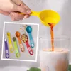 1 Set Messlöffel Lebensmittelqualität helle Farbe glatte Produktbild-Vorschau 4