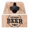 Relaxdays Bierträger aus Holz, mit Flaschenöffner & Produktbild-Vorschau 10
