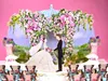 3D Pop-Up Hochzeitskarte Hochzeitszeremonie im Rosengarten, Produktbild-Vorschau 2