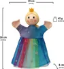 Handpuppe Prinzessin-Regenbogen 30 cm Produktbild-Vorschau 5