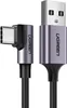 Ugreen Kątowy Kabel Przewód Usb - Usb Typ C 1M 3A Szary Podgląd zdjęcia produktu 17
