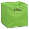 Úložný box Zeller, fleece, zelený, 28 x 28 x 28 cm Náhled obrázku produktu 1