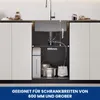 Cecipa MAX Edelstahlspüle 60x45 cm schwarz, Küchenspüle Produktbild-Vorschau 9