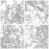 Bilder auf glas - Einteilig - Stadt Karte Rom - 50x70cm - Produktbild-Vorschau 8
