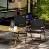 Outsunny Campingstuhl 2er Set faltbarer Gartenstuhl mit Produktbild-Vorschau 2