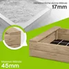 Sandkasten BULLE Lärche natur 45 mm inkl. Sitzbretter und Produktbild-Vorschau 4