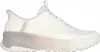 A side view of a white Skechers Slip-Ins shoe against a white background. Produktbild-Vorschau