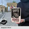 LANOLU Retro Blechschild Dart, Bar, Kneipen und Partykeller Produktbild-Vorschau 4