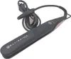 A black hair straightener with pink accents is shown on a white background. Podgląd zdjęcia produktu